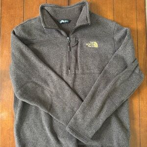 The North Face Men's Dark Gray Zip-Up Sweater